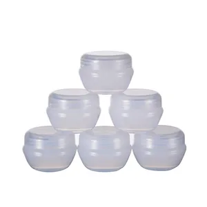 20g Plastic Jars PP Plastic Jar for Cream Mushroom Shape Cosmetic Packaging Containers