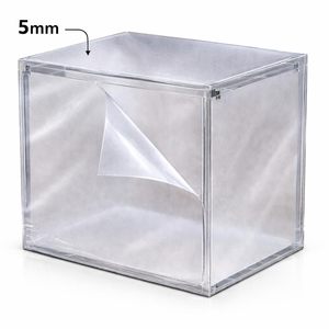 กล่องอะคริลิคแบบกำหนดเองพร้อมฝาปิดแม่เหล็กแข็งแรง กล่องโชว์อะคริลิค ETB - Product Image 5