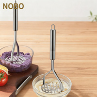Aardappelen Crusher Rvs Geperste Aardappel Stamper Puree Puree Sap Maker Aardappel Pusher Gepureerd Fruit Voor Keuken