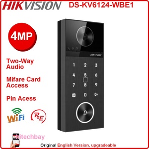 <span class=keywords><strong>Videoportero</strong></span> Hik Original DS-KV6124-WBE1, Cámara de Ojo de Pez de 4MP, <span class=keywords><strong>Videoportero</strong></span> <span class=keywords><strong>IP</strong></span>, PoE, Control de Dos Cerraduras, Cubierta para Lluvia, Hik-Connect - Product Image 2