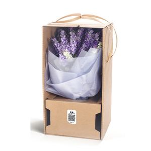 Wholesale Creative Firm Corrugated Cardboard Flower Bouquet Express Packing Mail Carton Paper Box