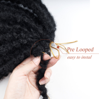 Nouvelles Tresses Bohèmes Pré-bouclées 100% Faites à la Main, Pas Chères, avec Boucles en Cheveux Humains pour Femmes Africaines