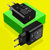 Cargador de pared de carga rápida LVXIANGYUAN 25W, adaptador de corriente PD 3,0, enchufe de la UE, aprobado por CE ROHS para cámaras móviles Samsung OTP