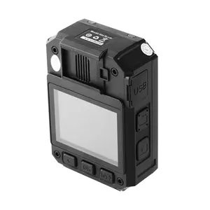 Eeyelog nuevo pequeño barato IP66 impermeable GPS IR visión nocturna seguridad X8A cuerpo usado cámara con pantalla IPS y batería de 4200mAh