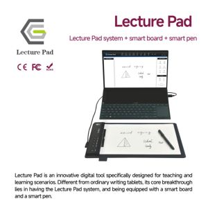 Tableta Gráfica con Interfaz USB-C, Área de Escritura A4, Sistema de Bloc de Notas Compatible con <span class=keywords><strong>Pantalla</strong></span> de Escritura, Compartir <span class=keywords><strong>Pantalla</strong></span>, Grabación y Enseñanza - Product Image 2