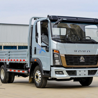 Nouveau camion léger diesel HOWO 5-10 tonnes pour l'exploitation minière avec moteur Weichai, transmission 4x2, conduite à droite/gauche, caméra arrière, Euro 2, climatisation