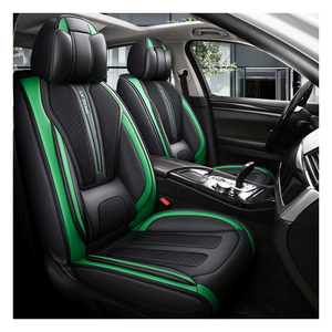 Set Completo di 5 <span class=keywords><strong>Coprisedili</strong></span> in Pelle Ecologica Stile Sportivo per Auto, Taglia Universale, per Polo <span class=keywords><strong>Civic</strong></span> Golf - Product Image 2