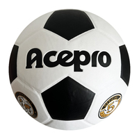 Ballon de football en cuir laminé personnalisé, grande durabilité, ballon d'entraînement officiel