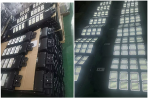ไฟถนนโซลาร์เซลล์ LED ออลอินวัน กำลังสูง 15000mAh แบตเตอรี่ในตัว กันน้ำ IP65 กำลังไฟ 180W พร้อมมุมกระจายแสง 180 องศา - Product Image 5