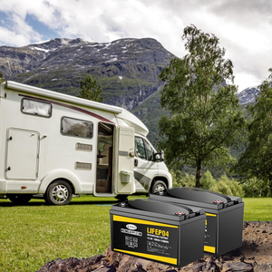 Batterie de stockage d'énergie solaire au lithium rechargeable 12V 24V 100Ah à cycle élevé LiFePo4 pour marine, camping-car, ordinateur portable, jeux - Product Image 2