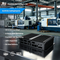 Terminal de calcul IA à bord personnalisé, boîtier en aluminium usiné CNC, coque en alliage anodisé, boîtier industriel intelligent, usinage par électro-érosion à fil