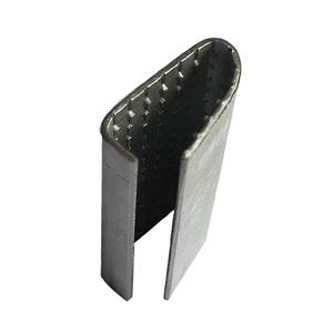 Clip in acciaio zincato personalizzato per cinturino da imballaggio per animali domestici - Product Image 1