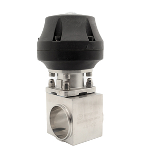 SS316L u loại van màng vô trùng độ tinh khiết cao khí nén ba chiều van màng cho ngành công nghiệp dược phẩm - Product Image 6