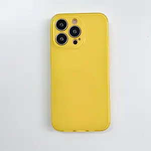 Casing ponsel epoksi glitter baru, untuk iphone 11 pro max bangun, casing ponsel kuning untuk warna ponsel untuk iphone 14 pro
