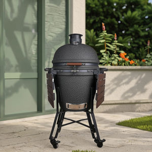 Parrilla Kamado Epicure Serie ULTRA de 22 Pulgadas, Barbacoa de Cerámica para Exteriores, Ahumador de Carbón, Horno de Carbón con Encendido Automático, Ecológico y Acabado Glaseado - Product Image 6