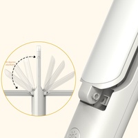 Lampe de camping portable étanche pour l'extérieur, lampe torche rechargeable à LED avec une luminosité de 130LM et une fonction de gradation