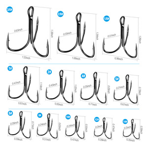 Vente en gros Betterleader <span class=keywords><strong>VMC</strong></span> Hameçons triples pour la pêche en vrac - Product Image 6