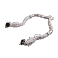 Tuberías de Escape de Alto Flujo de Acero Inoxidable con Protector Térmico para Dodge Challenger SRT Hellcat para Liberar Potencia Supercargada