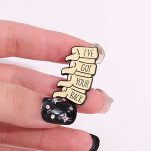 Broche en émail médicale amusante « It's Going Tibia Okay » en métal, badge de revers, bijoux, accessoires pour sac à dos - Product Image 4