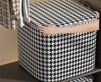 Grande Promotion Sac de Rangement Pliable Imperméable en Non-Tissé pour Couettes, Organisateur de Vêtements Domestique Cousu, Sac de Transport pour Bagages