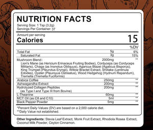 في المخزون <span class=keywords><strong>10</strong></span> مكملات مزيج الفطر مع ماني الأسد ، تشاغا ، كورديسيبس ، ل-الثيانين للطاقة والتركيز والمعرفية والحصانة - Product Image 3