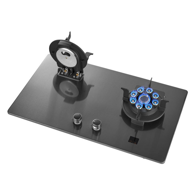 Бытовая газовая плита с двойной горелкой, плиты на природном газе/газовая плита, можно выбрать мощный огонь кВт, не контролируется