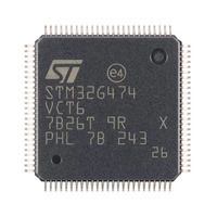Microcontrôleur STM32G474VCT6 LQFP-100 authentique neuf pour Cortex-M4 32 bits avec 256 Ko de mémoire Flash et 256 Ko de RAM