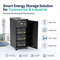 Sistema de Almacenamiento de Energía Industrial VEICHI 48V 32kWh 48kWh, Batería de Almacenamiento de Energía Industrial LiFePO4 Semisólida