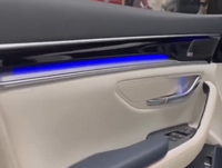 Éclairage d'ambiance intérieur de voiture 26 LED effet écailles de dragon pour Li L7 23-25, avec anneau lumineux de garniture de porte, sortie d'air et cadre de charge sans fil