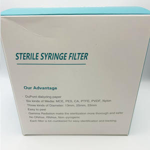 Toptan 0.22UM Dia 25mm steril PES şırınga filtresi laboratuvar araştırma için OEM özelleştirilebilir adedi 100 adet - Product Image 4