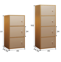 Armoire de rangement à tiroirs Commode moderne blanche avec poignées rondes pour chambre à coucher salon Organisateur de meubles d'angle