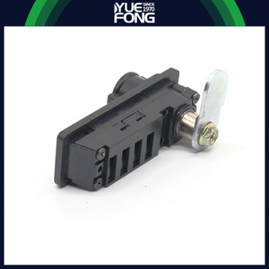 กุญแจล็อคแบบกลไก Yuefeng Maishi 4 หลัก พร้อมกุญแจสำรอง แบบเสียบ  สีดำ รูปทรงสี่เหลี่ยมผืนผ้า สำหรับตู้เก็บของ ลิ้นชัก ตู้เซฟ - Product Image 4