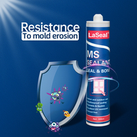 Scellant adhésif hybride polymère MS facile à appliquer, silicone pour intérieur/extérieur, principalement utilisé pour l'emballage