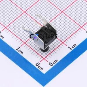 TSA06231-090B332BA Tactile <b>Switch</b> Bent Lead Through Hole-4P,7.4x6.2mm <b>Switch</b> Single Pole Single Throw Round Button 1.8N 7.4mm - Product Image 2