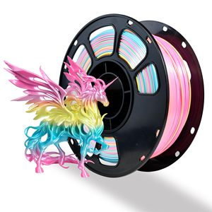 Filament PLA pour imprimante 3D, soie tricolore rouge vert bleu, consommables FDM, matériau 1,75 mm 1 kg - Product Image 5