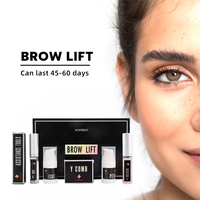Kit de lamination des sourcils et lifting des cils Iconsign DIY, tenue 4-6 semaines, pour des sourcils plus fournis et plus épais