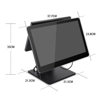Sistema POS de Aleación de Aluminio con Sistema Operativo Android/Windows, Wi-Fi 6, Bluetooth 5.2, Pantalla Táctil Capacitiva, Caja Registradora Ultrafina Plegable