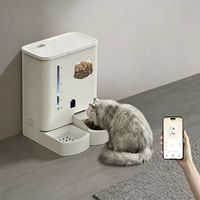 Умная портативная кормушка 2-в-1 для кошек и собак с камерой, Wi-Fi, управлением через приложение и автоматической подачей корма