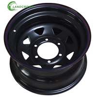 RICHRISE Velg Baja SUV 15 Inch 15x10 15x12 15x14 Pabrik Cina Grosir Kendaraan Trailer Pemasok OEM Roda Baja