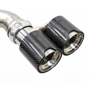 Soupape électronique SS304 pour échappement <span class=keywords><strong>BMW</strong></span> F22/F23 2014-2021 <span class=keywords><strong>218i</strong></span> B38 220i 225i B48 avec embouts quadruples en carbone Catback - Product Image 4