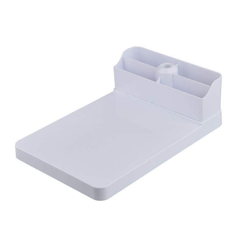 TS1-B Base carrée en métal blanc