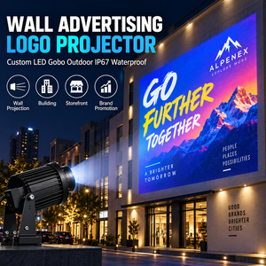<span class=keywords><strong>Projecteur</strong></span> de logo publicitaire personnalisé, étanche IP67, lumière <span class=keywords><strong>LED</strong></span> Gobo pour affichage mural ou au <span class=keywords><strong>sol</strong></span> en extérieur, pour les entreprises, les magasins, les hôtels, les restaurants - Product Image 1