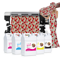 Tinta Sublimasi Warna Cerah 5 Liter CMYK untuk Epson I3200 I1600 DX5 DX7 XP600 4720 Pemasok Printhead Grosir
