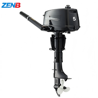 Moteur hors-bord industriel durable MHS 5HP 2 temps à économie de carburant pour Yamaha