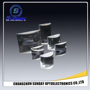 Lente de cristal de cilindro de línea de prisma de 40 grados con ángulo de ventilador de diámetro de haz láser incidente de 1mm - Product Image 5
