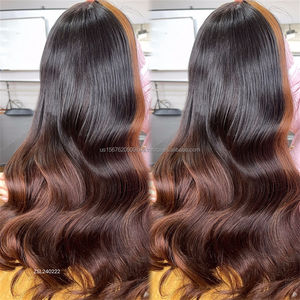 Pelucas de lujo Nudos individuales 5,0 Cabello virgen HD Encaje Frontal Vietnam Peluca de cabello humano Muestras gratis Pre Plucke Hairline - Product Image 5