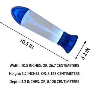 Premium 10.5 "lampada Tornado a LED giocattolo scientifico che cambia colore batteria/USB azionato per illuminazione decorativa blu giorno di Natale - Product Image 5