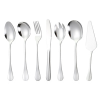 WANKAI Restaurant Hôtel Talheres Argenterie En Acier Inoxydable Miroir Couverts Cuillère Fourchette Couteau