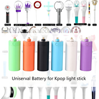 Stik lampu konser Kpop berkualitas, casing pengisi daya aktivitas Kpop, stik cahaya konser, aksesori baterai