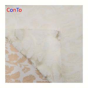 Nuovo Tessuto Jacquard Floreale in Poliestere per Pantaloni Eleganti - Product Image 4